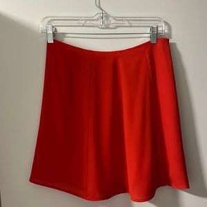 Aritzia Sunday Best Red Skirt - size M